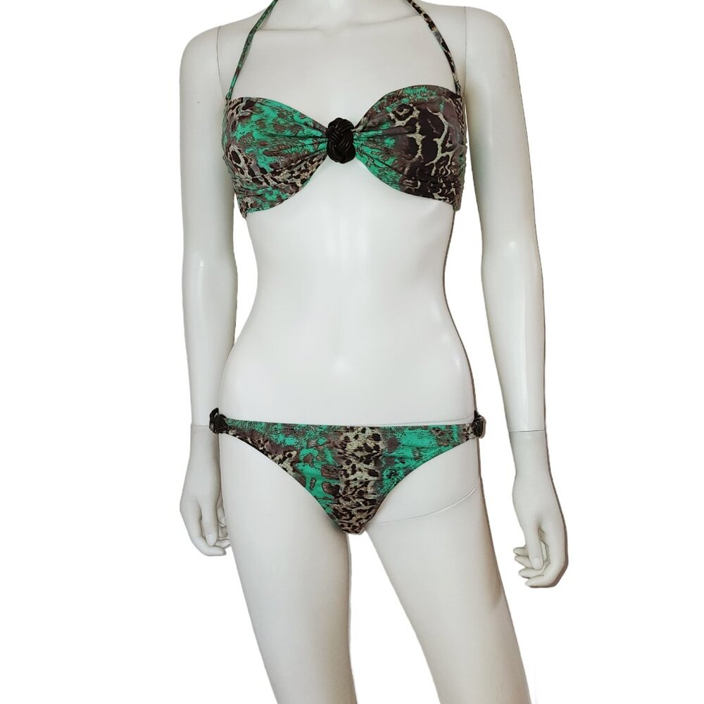 Vintage Despi Bikini Accented with Leather